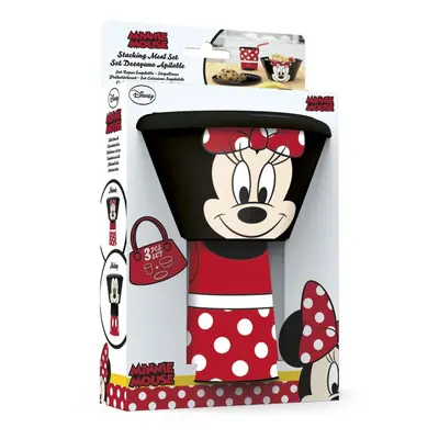 Disney Minnie Mouse Stacking Meal Set - Stacking meal sets - Plate, Cup and Bowl