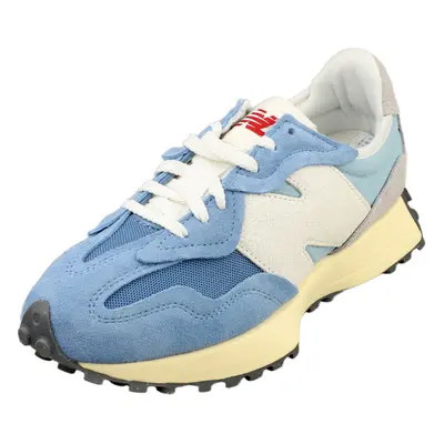 (4.5) New Balance Unisex Fashion Trainers in Blue White