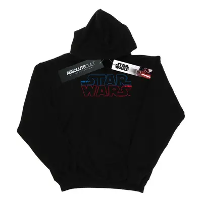 (L, Black) Star Wars Mens Lightsaber Logo Hoodie