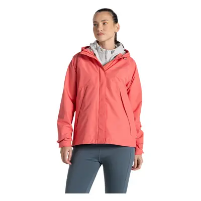 (18 UK, Deep Coral) Craghoppers Womens/Ladies Ossus Waterproof Jacket