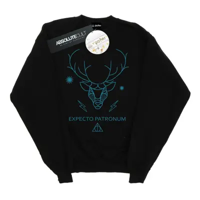 (4XL, Black) Harry Potter Mens Expecto Patronum Sweatshirt