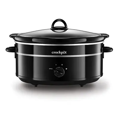 Crock-Pot SCV655B Slow Cooker, Aluminium, W, 6.5 liters, Black