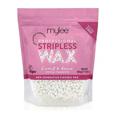 Mylee Professional Hard Wax Beads 500g, Stripless Depilatory Waxing Pellets Solid Film Beans No 