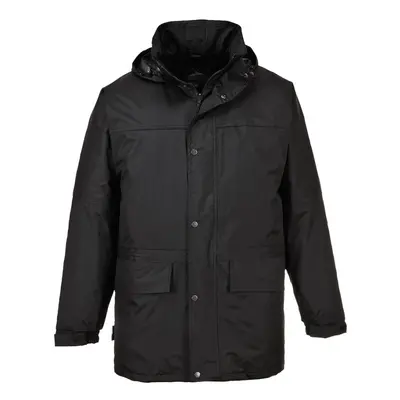 (S, Black) Portwest Mens Oban Fleece Lined Jacket