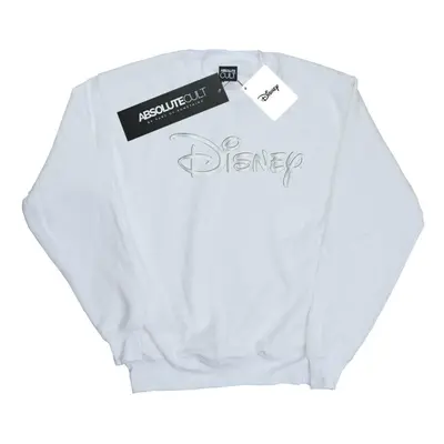 (L, White) Disney Womens/Ladies Glacial Logo Sweatshirt