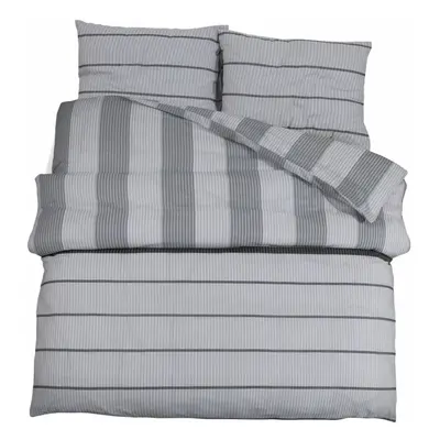 (light grey, x cm + x cm/ pcs) vidaXL 1/2x Duvet Cover Set Cotton Duvet Slipcover Sheet Multi Co