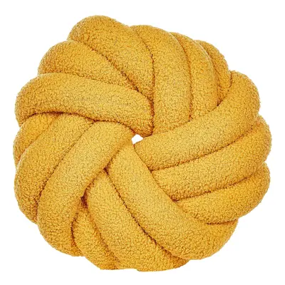 Boucle Knot Cushion x cm Yellow AKOLA