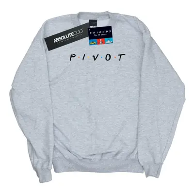 (XL, Sports Grey) Friends Mens Pivot Logo Sweatshirt