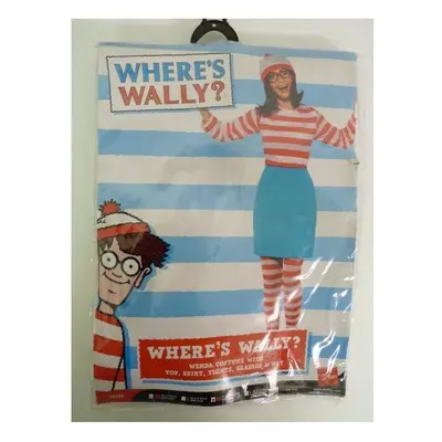 Medium Ladies Where's Wally? Wenda Costume - wheres wenda costume fancy dress ladies womens outf