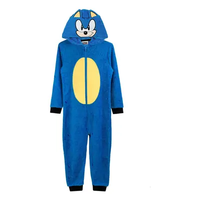 (11-12 Years, Blue) Sonic The Hedgehog Childrens/Kids 3D Sleepsuit