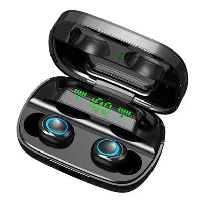 Bluetooth True Wireless Headphones with Dual Mic In-ear Music Twins Sports Headset Charging Box 