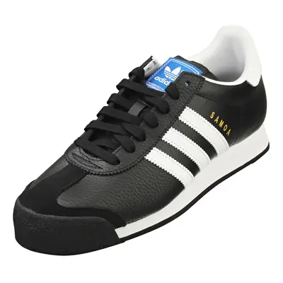 (11) adidas Samoa Mens Casual Trainers in Black White