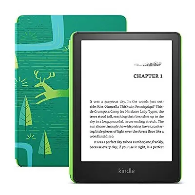 Introducing Kindle Paperwhite Kids | Includes over a thousand books, a child-friendly cover and 