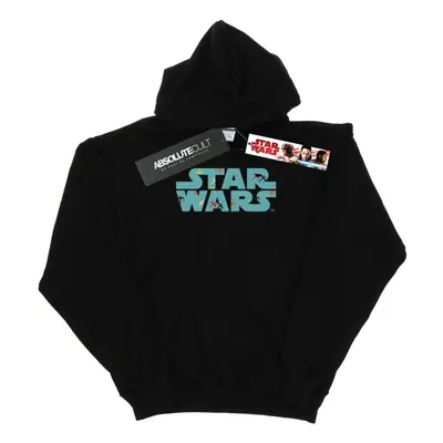 (9-11 Years, Black) Star Wars Girls Retro X-Wing Pattern Logo Hoodie