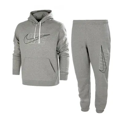 (Small) Nike Air Mens Tracksuit Hoodie Joggers Set Grey