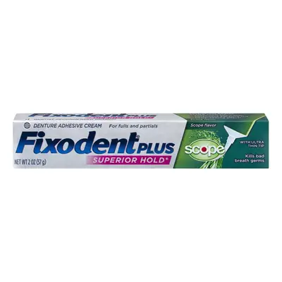 Fixodent Plus Scope Denture Adhesive Cream, oz (57 g)