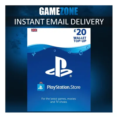 20 Playstation PSN Card GBP Wallet Top up | Pounds PSN Store PSN PS4 PS5