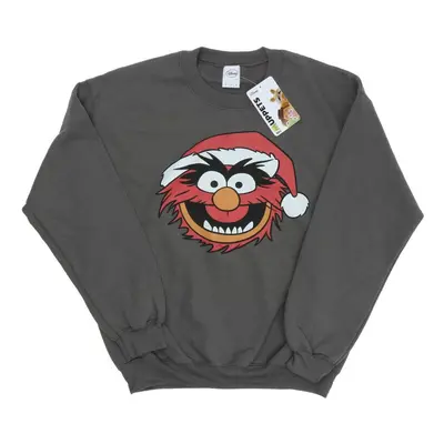 (XXL, Charcoal) Disney Mens The Muppets Animal Christmas Sweatshirt