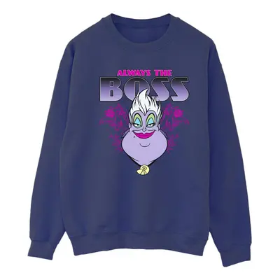 (M, Navy Blue) Disney Womens/Ladies The Little Mermaid Ursula Mum Is The Boss Sweatshirt