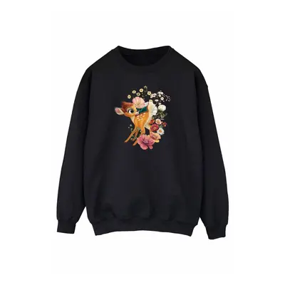 (XXL, Black) Disney Womens/Ladies Bambi Meadow Sweatshirt