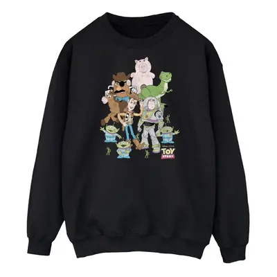 (XXL, Black) Toy Story Mens Group Sweatshirt