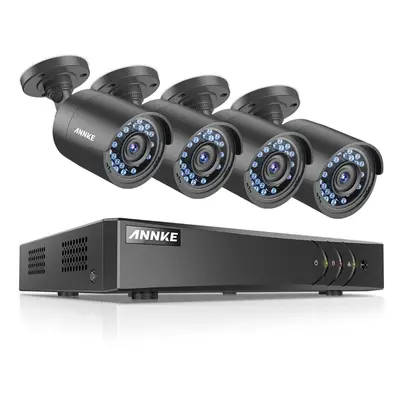 CCTV Camera Systems HD 1080P Lite 8+2CH DVR Recorder w/ 4x 720P HD