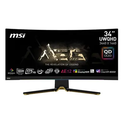 MSI MEG 342C QD Wide Quad HD 34" Curved OLED Gaming Monitor