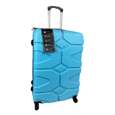 (SkyBlue, Large) Hampton & Stewart Hard Shell Extra Large Suitcase