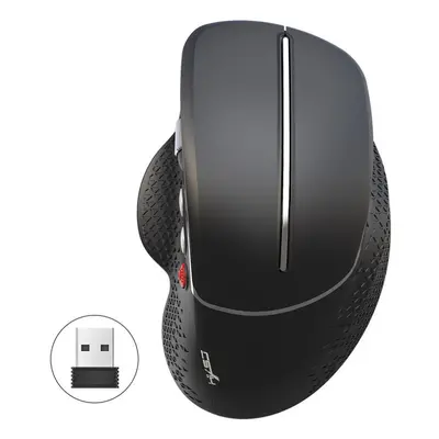 (Black) 2.4G Wireless Gaming Mouse 3600DPI Battery Powered Optical Mouse for PC Laptop Computer