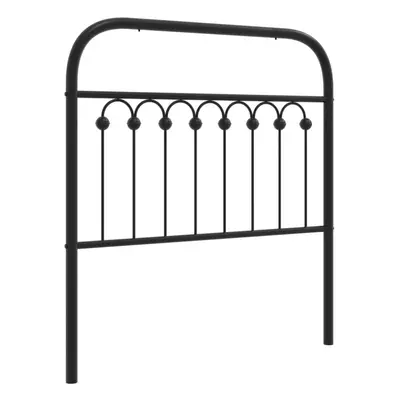 (black, cm) vidaXL Metal Headboard Bedroom Home Bed Header Bed Headboard White cm