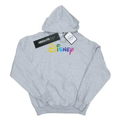 (M, Sports Grey) Disney Mens Colour Logo Hoodie