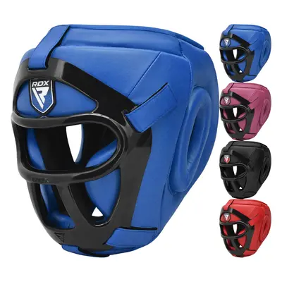 (Blue, Large) RDX Head Gear for Boxing MMA Protection Headgear