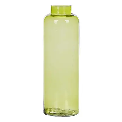 Decorative Vase MAKHANI Glass Lime Green