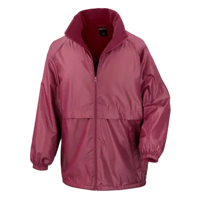 (XXL, Burgundy) Result Core Mens Microfleece Lined Waterproof Jacket