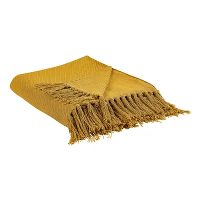 Cotton Blanket x cm Yellow YARSA