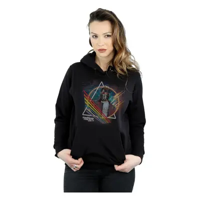 (M, Black) Marvel Womens/Ladies Guardians Of The Galaxy Neon Star Lord Masked Hoodie