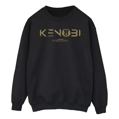 (XXL, Black) Star Wars Mens Obi-Wan Kenobi Logo Sweatshirt