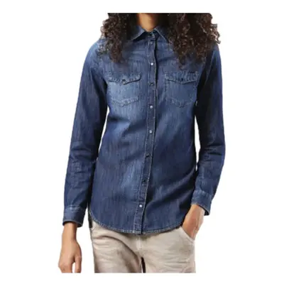 (M) DIESEL DE PRATT Womens Denim Jeans Casual Shirt Ladies Top Cotton Elegant Blue