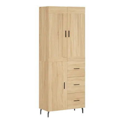 (sonoma oak, door drawers) vidaXL Highboard Sideboard Cupboard Side Board Storage Cabinet Engine