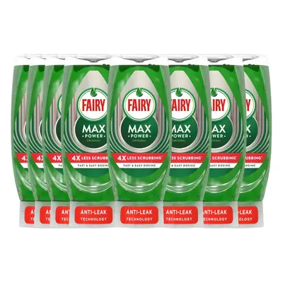 (Original) Fairy Max Power Antibacterial OR Original Washing Up Liquid (8x 640ml) Bulk Buy