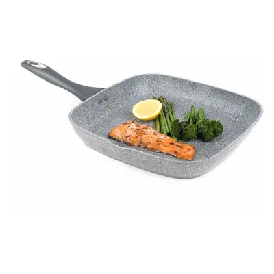 Salter BW02773G Marble Collection Forged Aluminium Non Stick Griddle Pan, cm, Grey