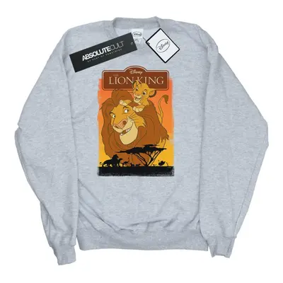 (3XL, Sports Grey) Disney Mens The Lion King Simba And Mufasa Sweatshirt