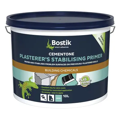 Bostik 10 Litre Cementone Plasterer's Stabilising Primer - Green