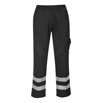 (XXL, Black) Portwest Mens Iona Combat Safety Trousers