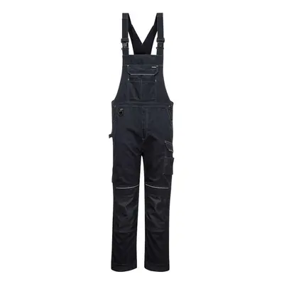 (XXL, Black) Portwest Mens PW3 Work Bib And Brace Overall