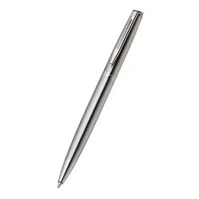 Waterman Hemisphere Stainless Steel Ballpoint Pen Medium Chrome Trim Blue Ink