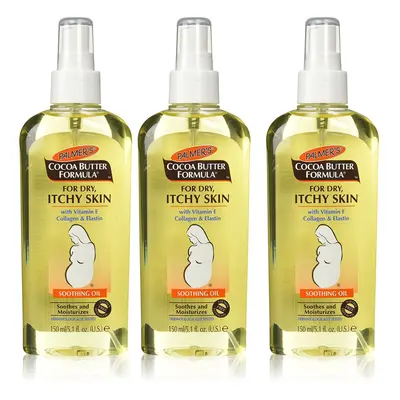 Palmers Cocoa Butter Formula Soothing Oil For Dry Itchy Skin - 5.1 Fl Oz (Pack Of 3)