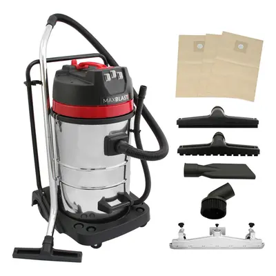 Industrial Vacuum Cleaner 80L Wet & Dry 3000W Commercial Hoover