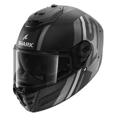 (M) Shark Spartan RS Carbon Full Face Helmet Shawn Matt Carbon / Silver / Anthracite