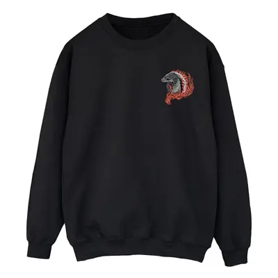 (XXL, Black) Game Of Thrones: House Of The Dragon Mens Red Dragon Pocket Sweatshirt